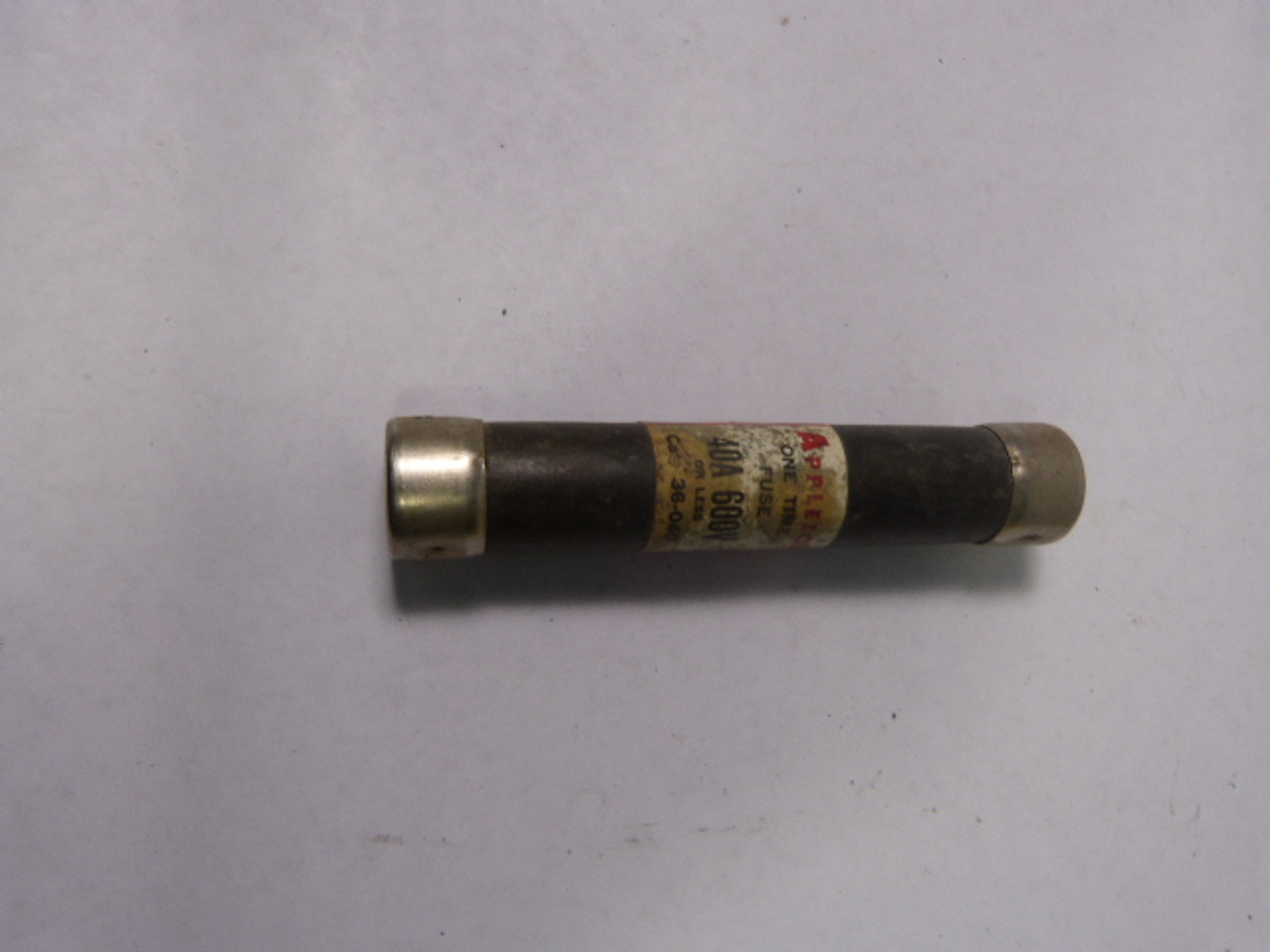 Appleton 36-040 One Time Fuse 40A 600V USED