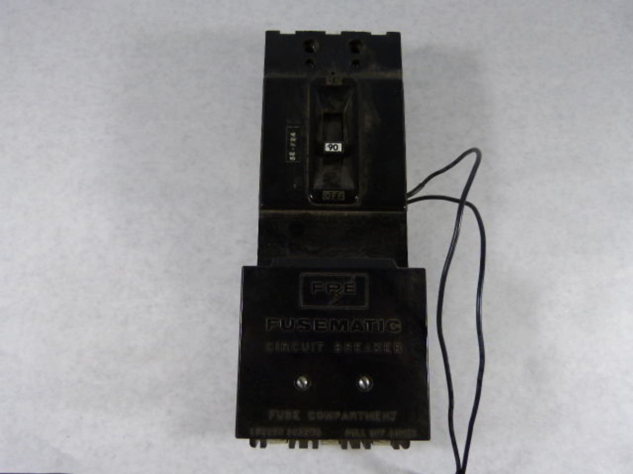 Federal Pacific XF-631090 Type XF Fusematic Circuit Breaker 3P 90A 600V USED