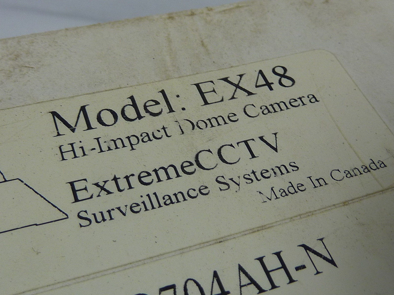 Extreme EX48-Q704AH-N Hi-Impact Dome Camera ! RFB !