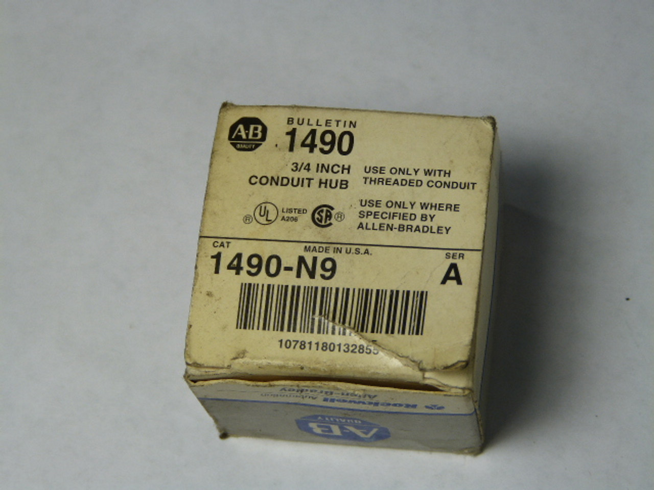 Allen-Bradley 1490-N9 Conduit Hub 3/4" Ser A ! NEW !