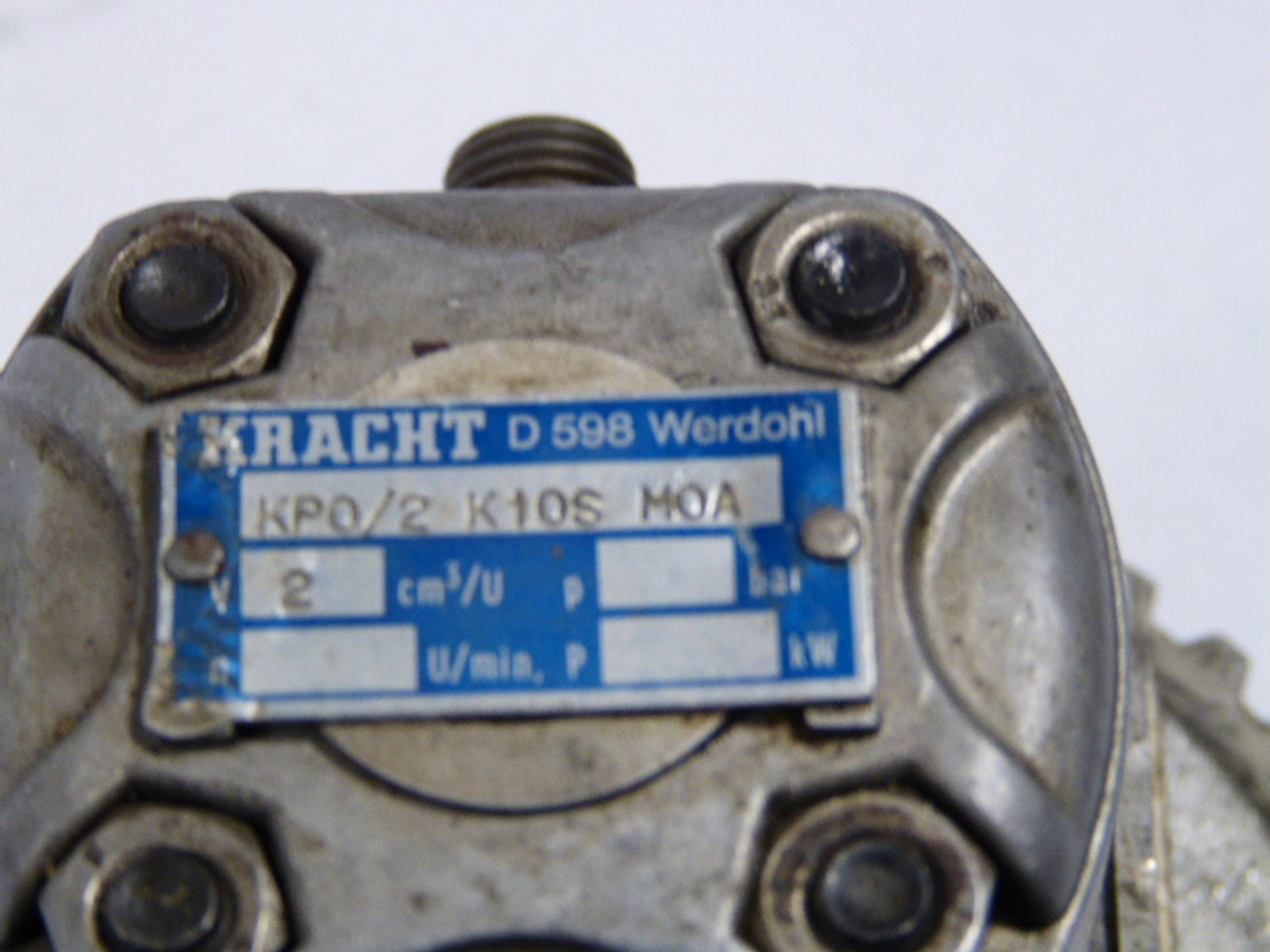 Kracht KP02-K10-S-MOA Pressure Regulator USED