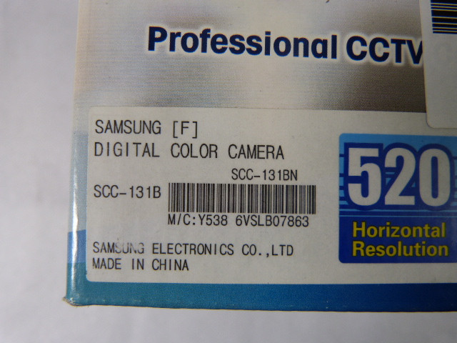 Samsung SCC-131B High Resolution Color Surveillance Camera NO LENS NEW