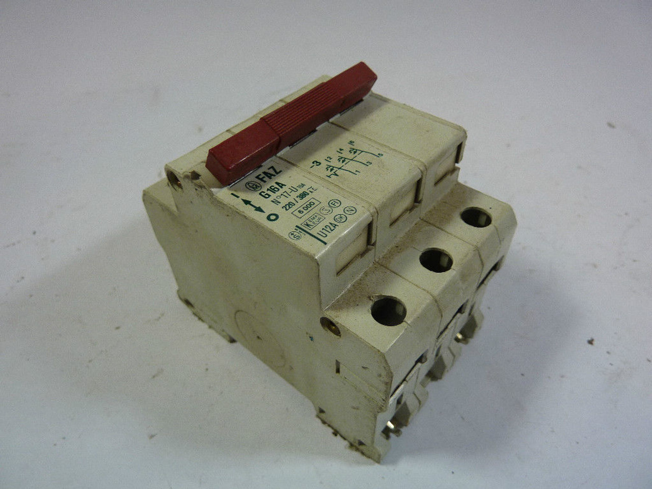 Moeller FAZ-G16A-3 Circuit Breaker 16 Amp 220/380V USED