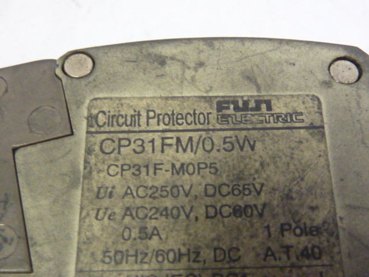 Fuji CP31FM/0.5W Circuit Protector 0.5A  USED