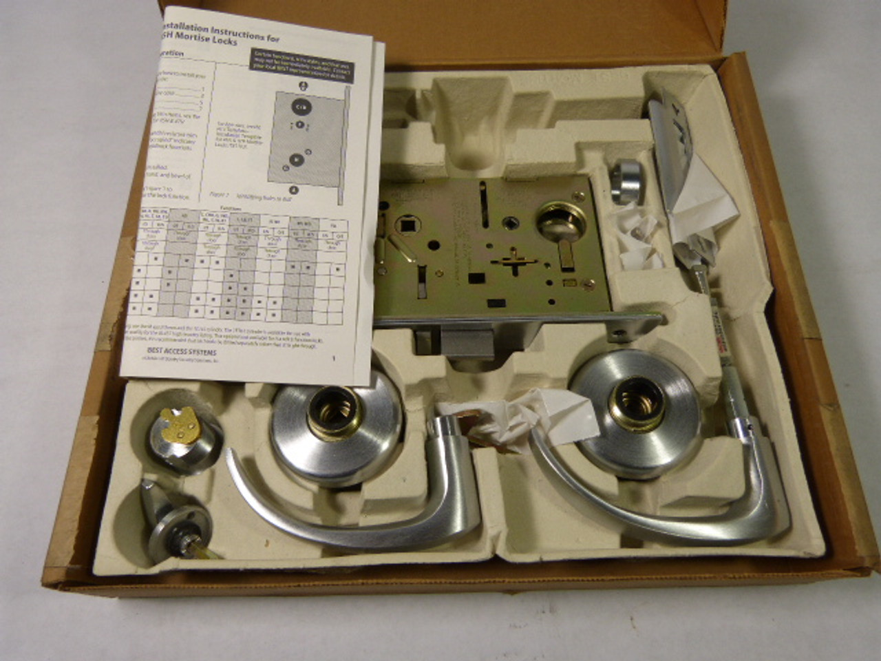 Best Access 45H7UNR14H-626 Universal Mortise Lock ! NEW !