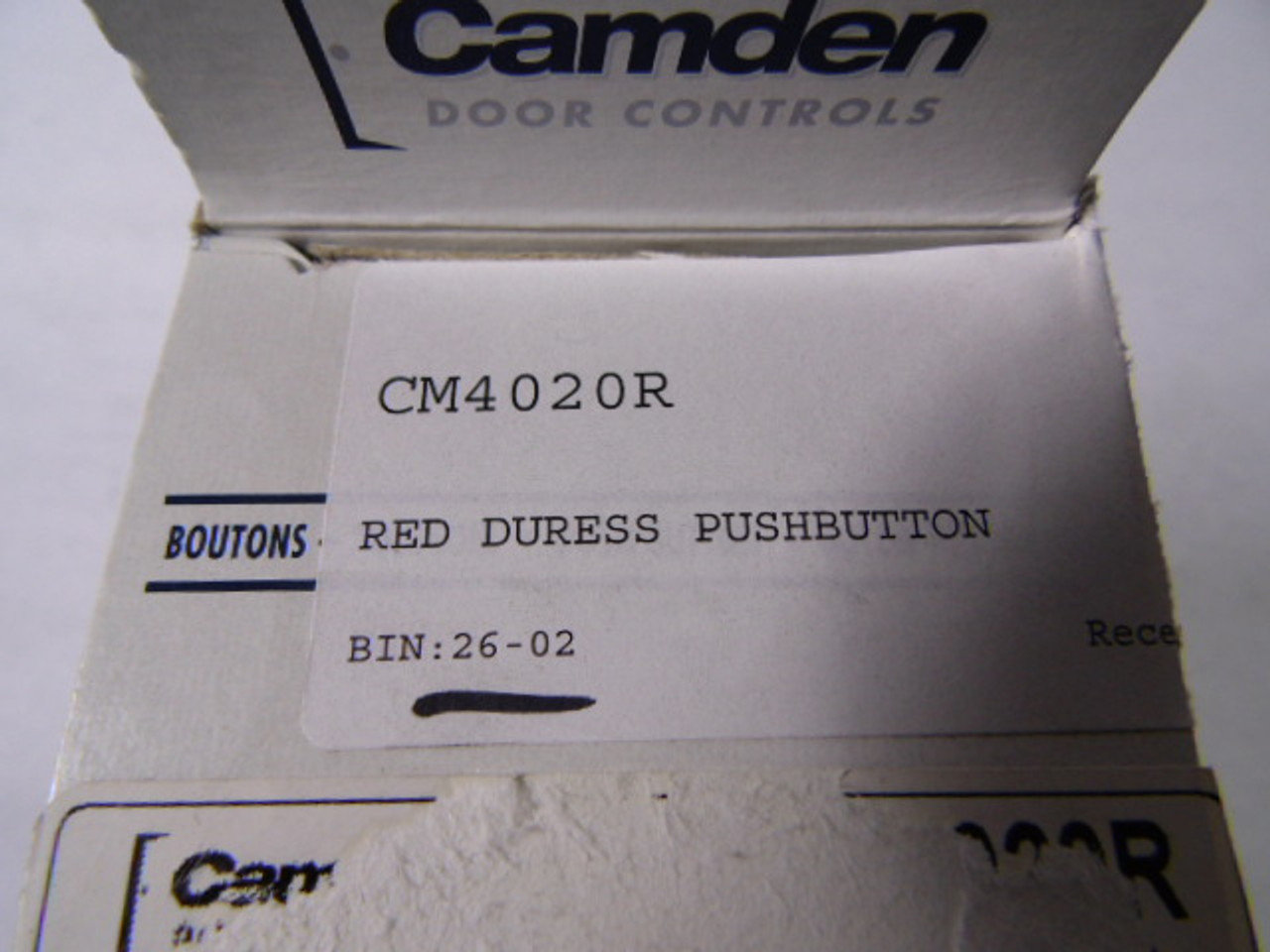 Camden CM-4020R Tamper Resistant Momentary Exit Pushbutton Red ! NEW