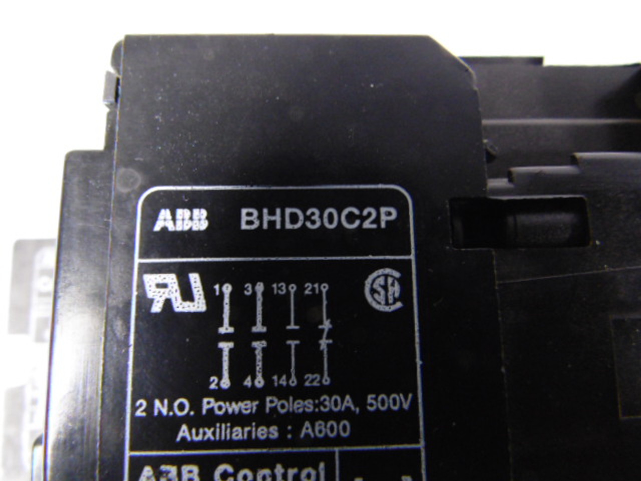 ABB BHD30C2P-1 Contactor DC USED