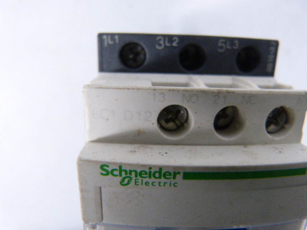 Schneider LC1D12B7 Contactor 12 A 4 Pole 120 Vac 2NO/2NC USED