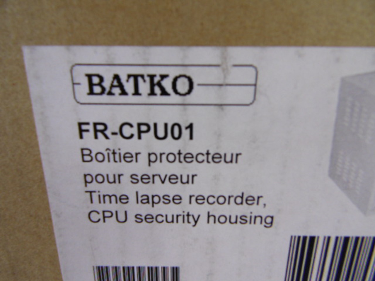 Batko FR-CPU01 Sealed Dustproof CPU Security Housing ! NEW !