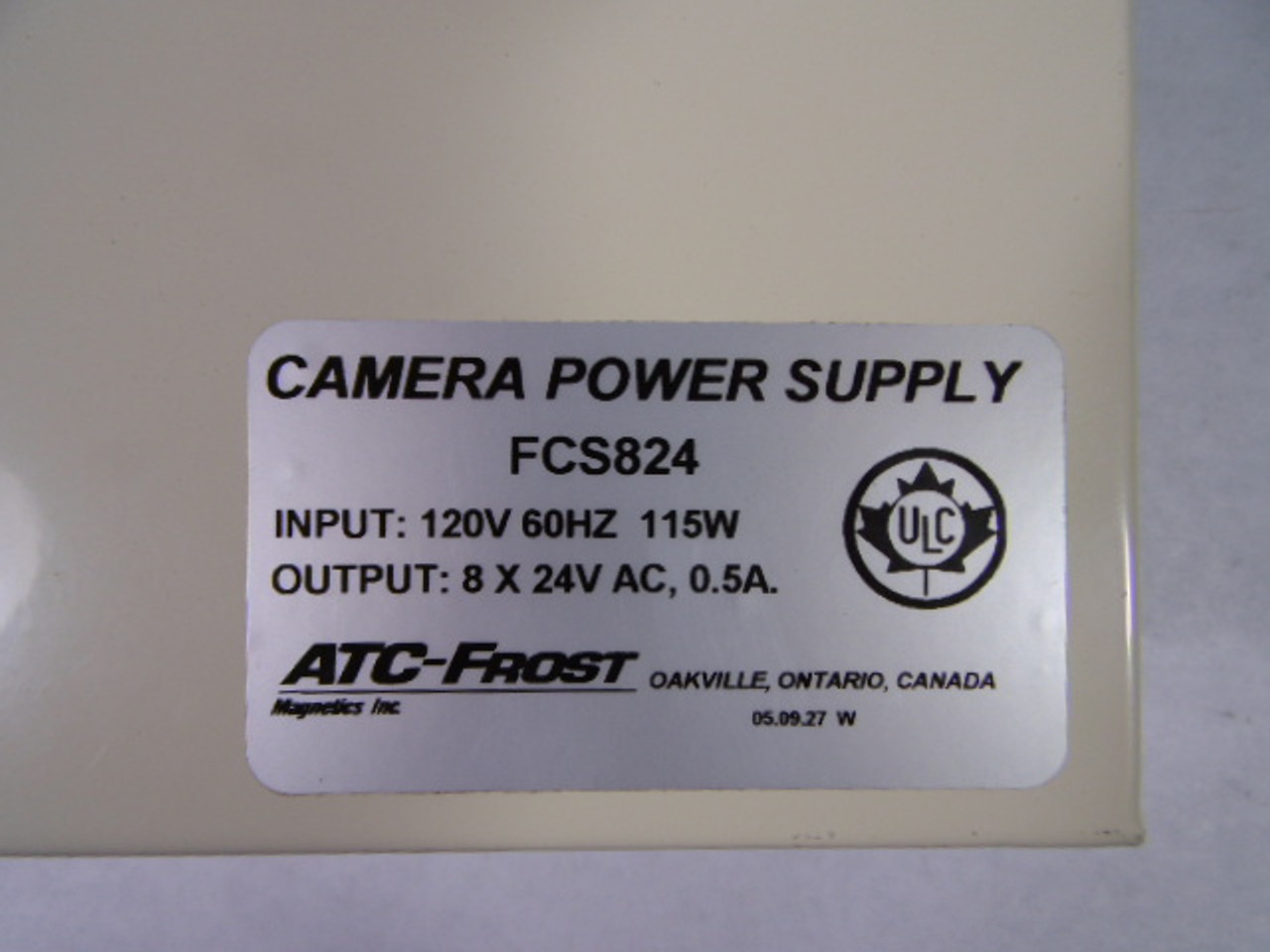 ATC-Frost FCS824 Camera Power Supply with Enclosure 120V 115W ! NOP !