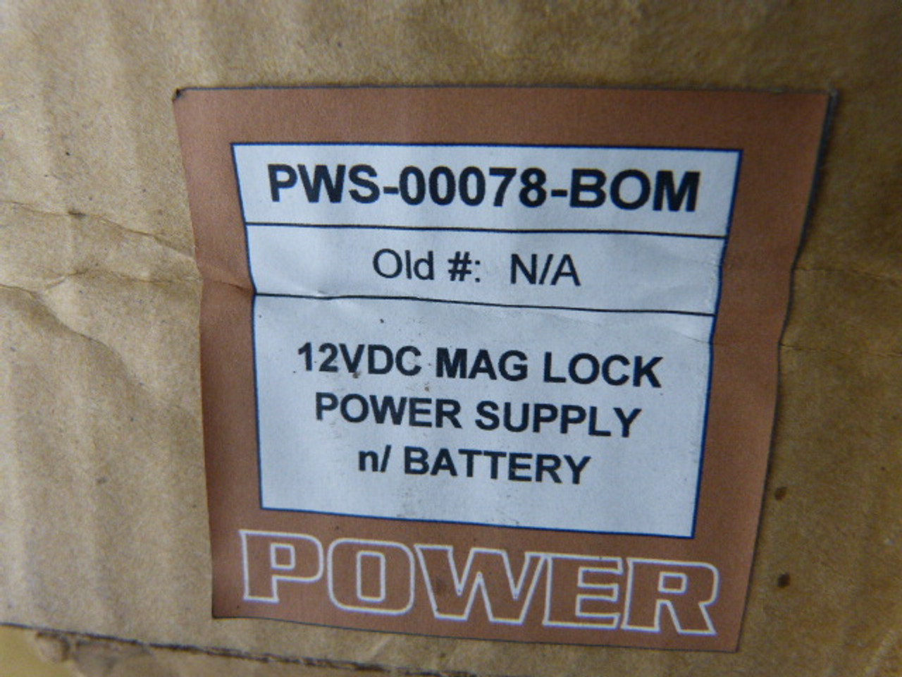 Labco Ltd. PWS-0078-BOM 12VDC Maglock ! NEW !