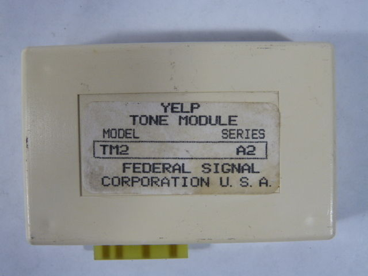 Federal Signal TM2 "YELP" Tone Module USED