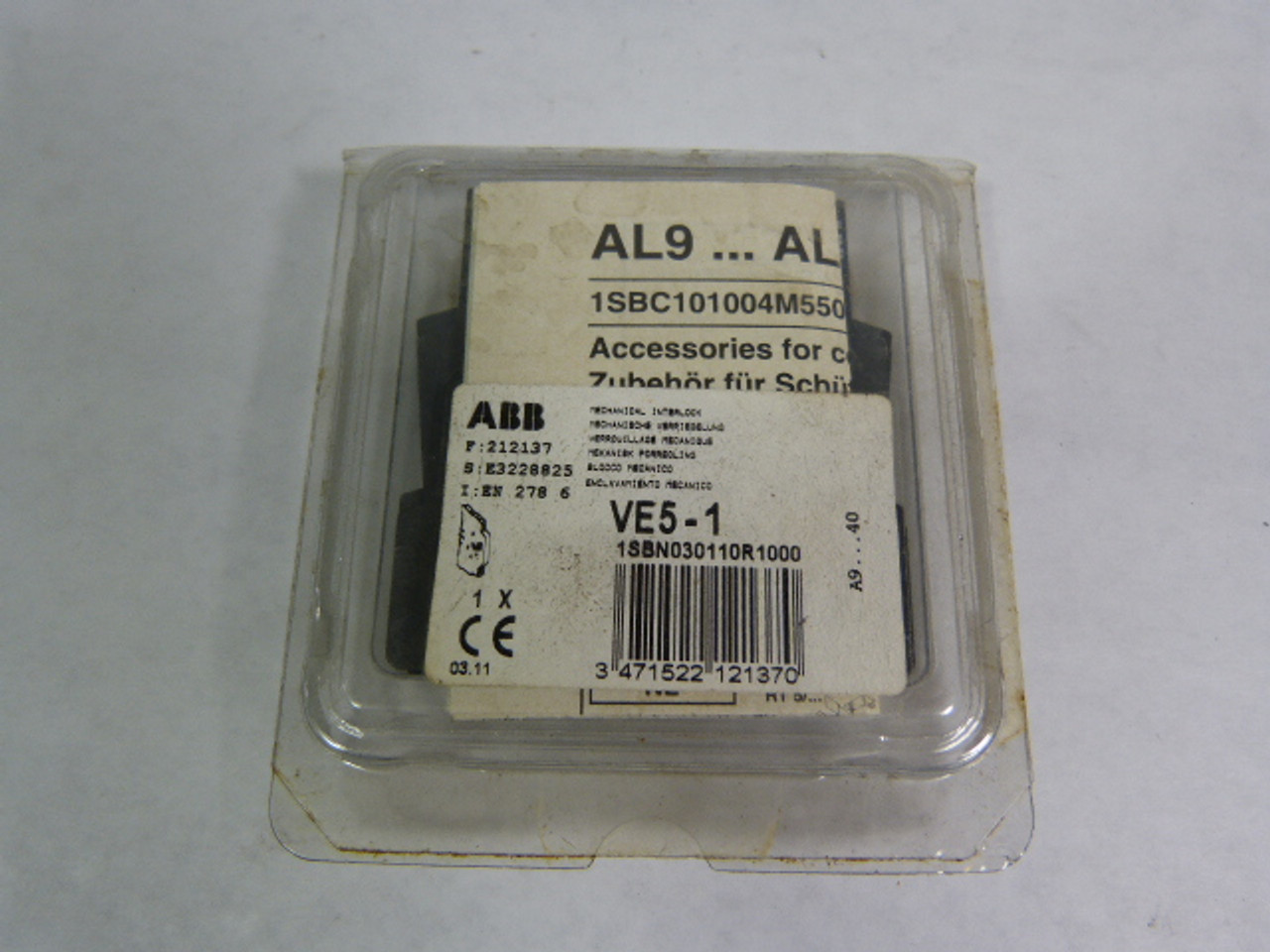 ABB 1SBN030110R1000 Interlock Switch 2NC ! NEW !