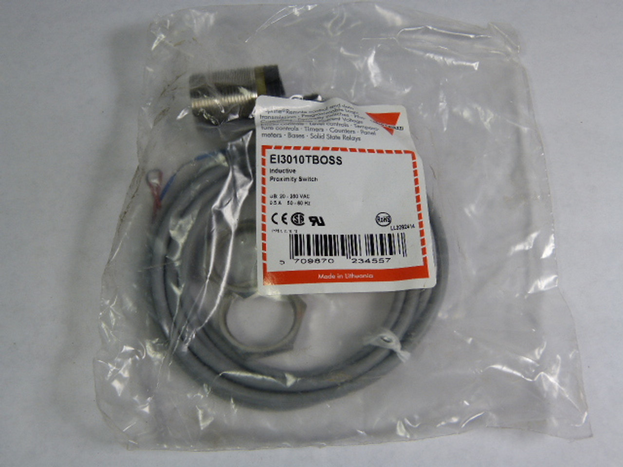 Carlo Gavazzi EI3010TBOSS Proximity Switch 0.5A 20-250V 10mm NWB