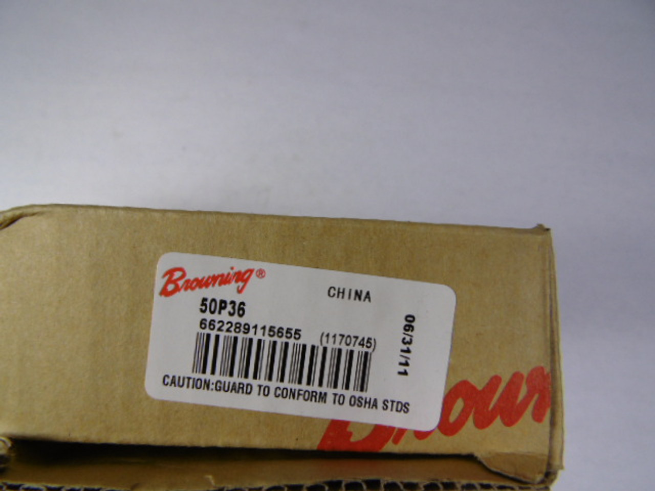 Browning 50P36 Roller Chain Sprocket Split Taper ! NEW !