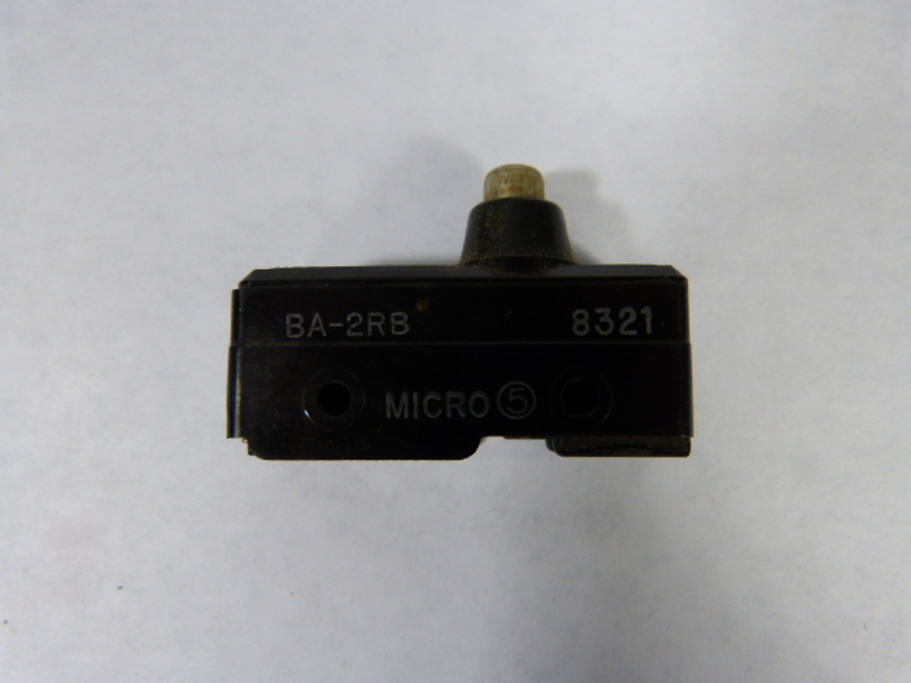 Microswitch BA-2RB Snap Action Limit Switch with Plunger 20A 250V USED
