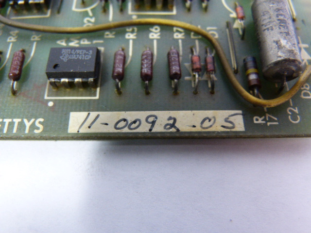 Gettys 11-0092-05 Current Limit Board USED