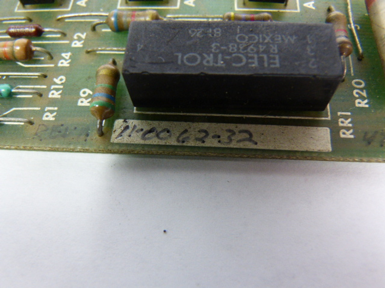 Gettys 11-0062-32 Tach Circuit Card USED