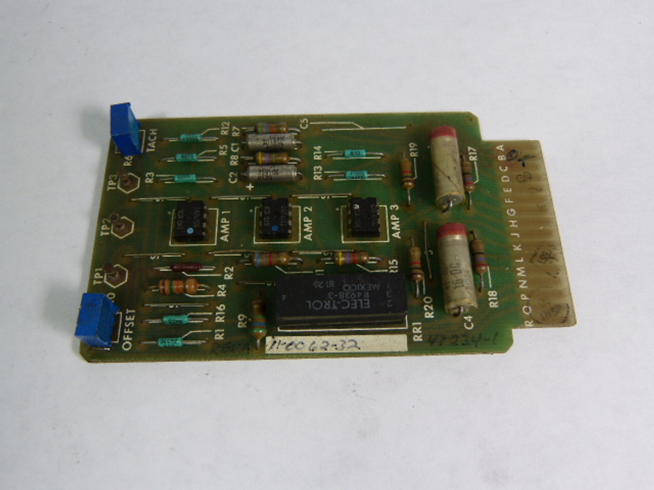 Gettys 11-0062-32 Tach Circuit Card USED