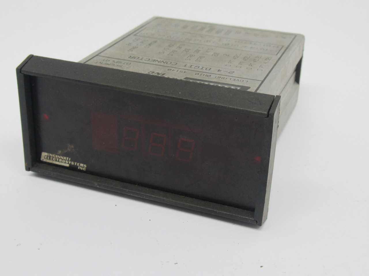 Cincinnati Electrosystems Model 4161 Digital Panel Meter 3-Digit USED