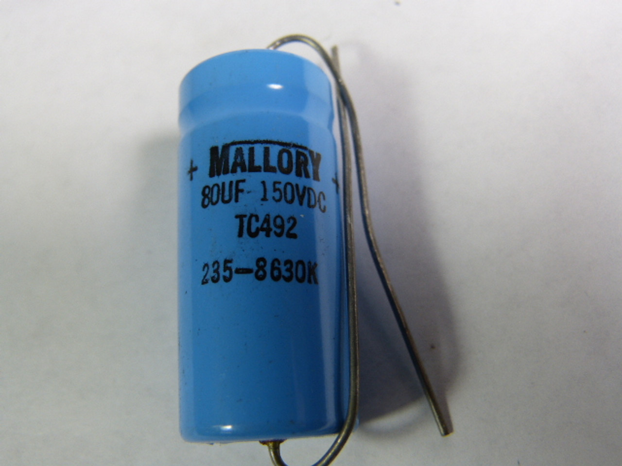 Mallory TC492/235-8630K Capacitor 80uf 150VDC USED