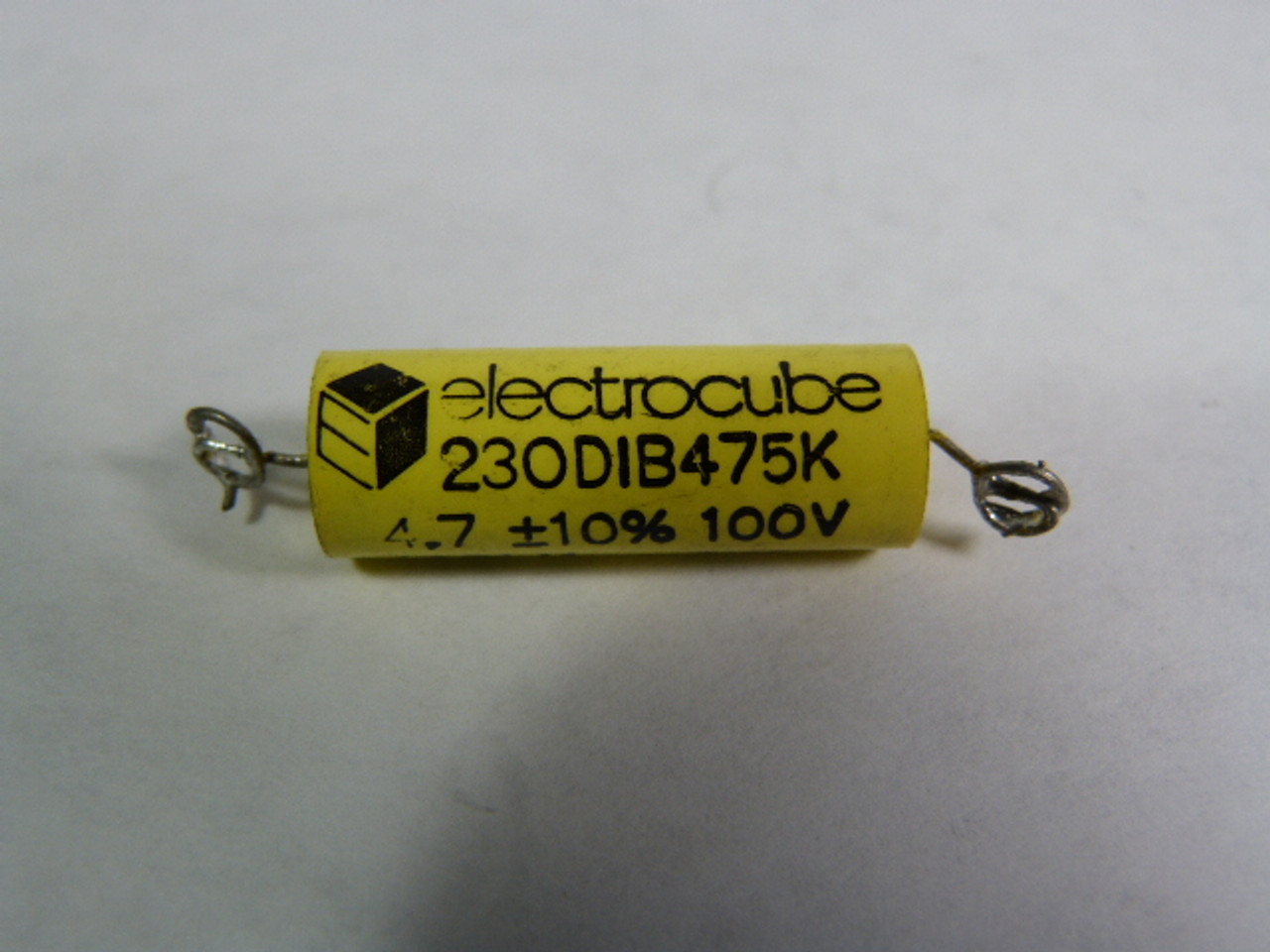 Electrocube 230DIB475K Capacitors 4.7?10% 100V USED