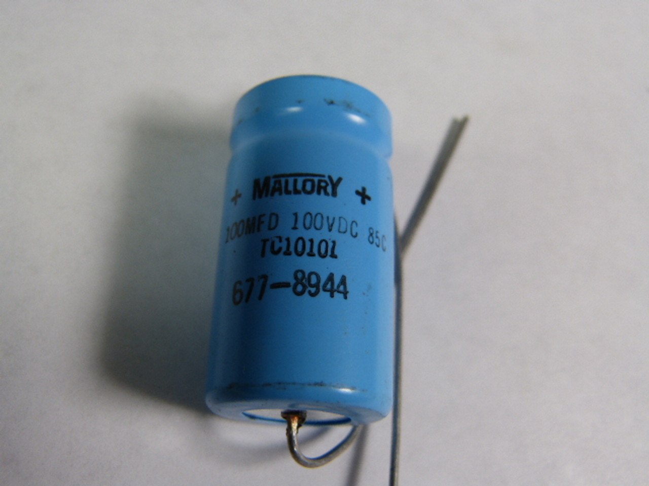 Mallory TC10101/677-8944 Capacitor 100mfd 100VDC USED