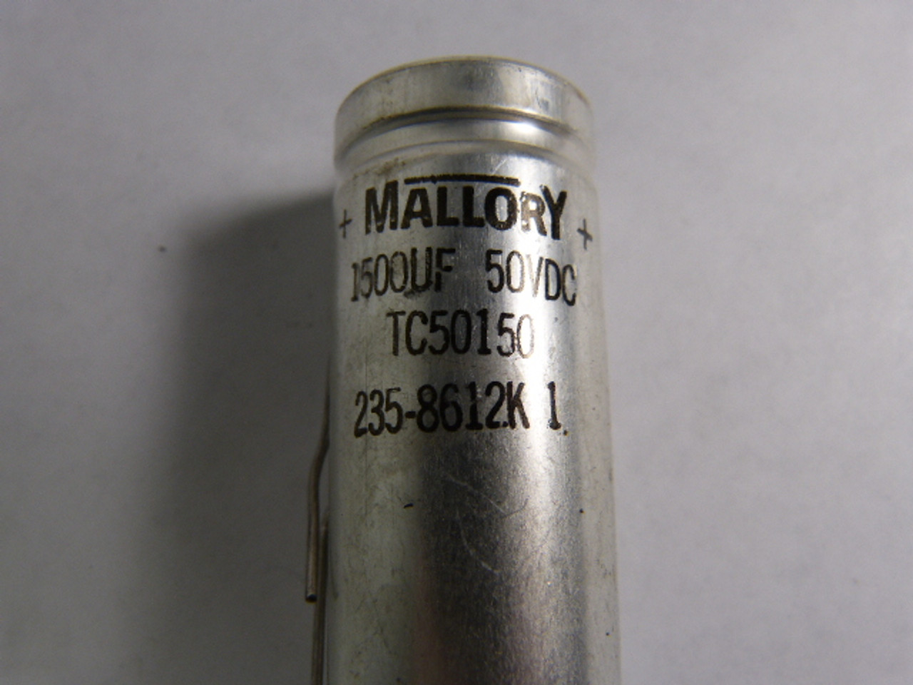Mallory TC50150/235-8612K Capacitor 1500uf 50VDC USED