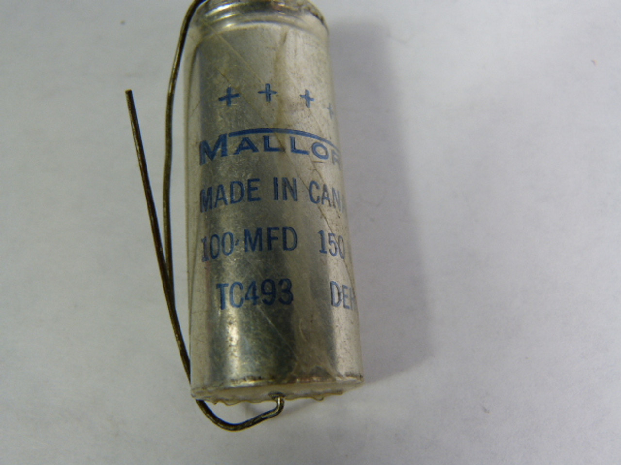 Mallory TC493 Capacitor 100mfd 150VDC USED