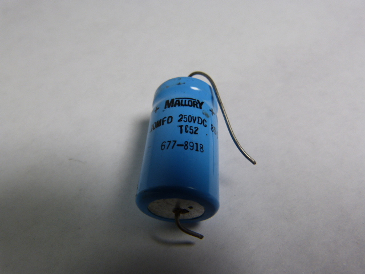 Cornell Dubilier TC52/677-8918 Capacitor 10mfd 250VDC USED