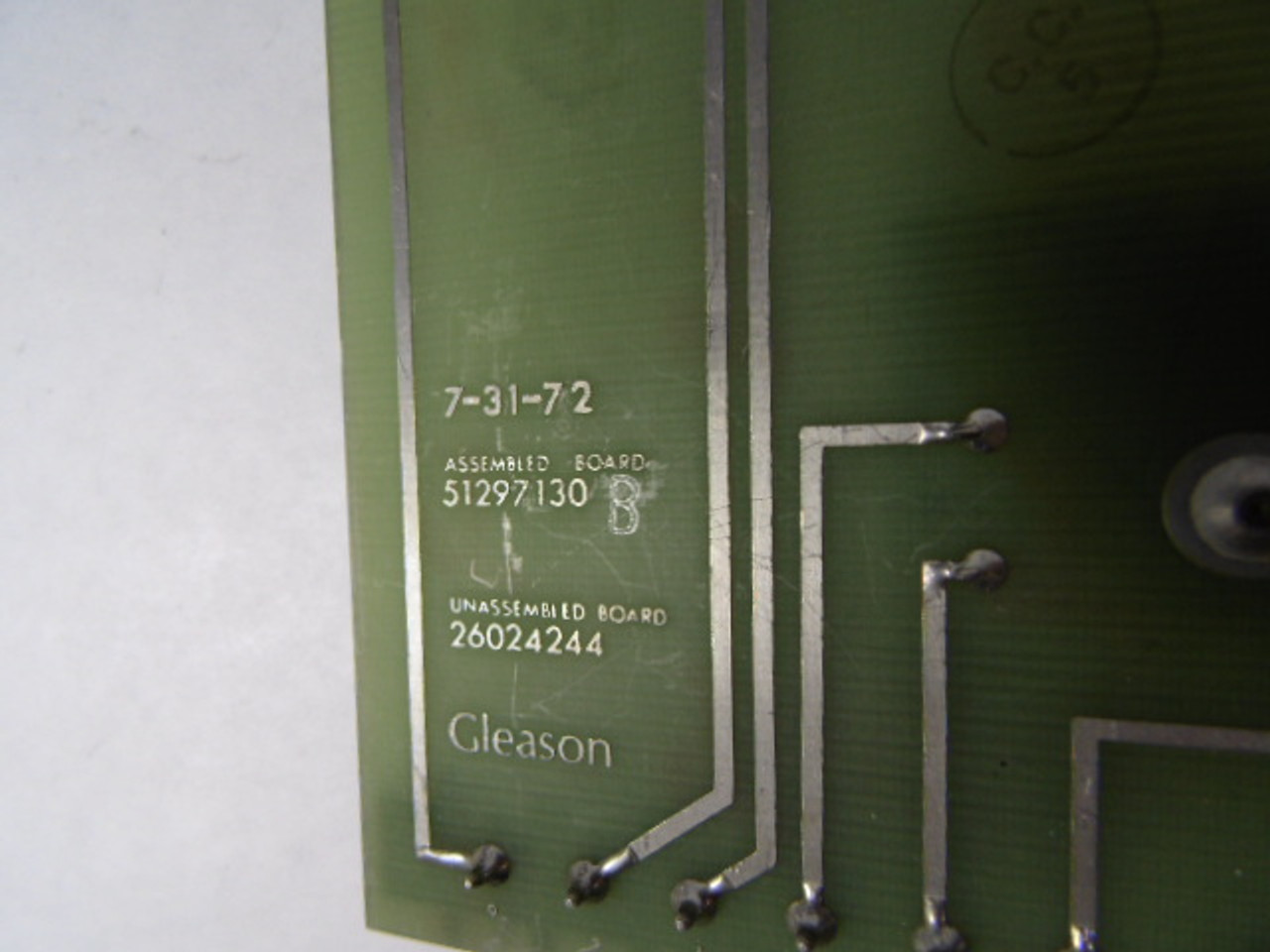 Gleason 51297130 PC Board USED