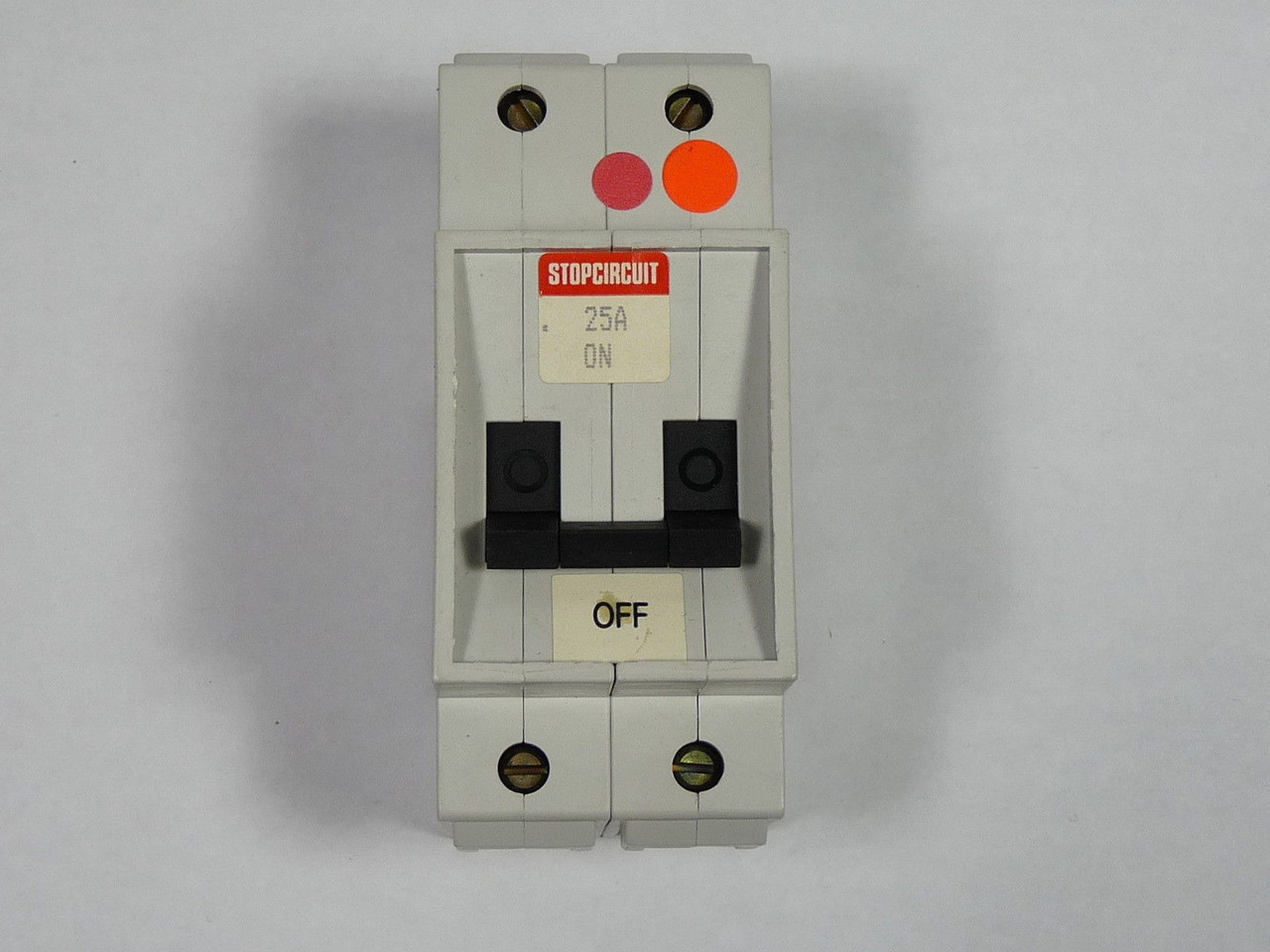 Entrelec LR88297 GMB-25U Stop-Circuit Breaker 25A 2P 50/60Hz USED