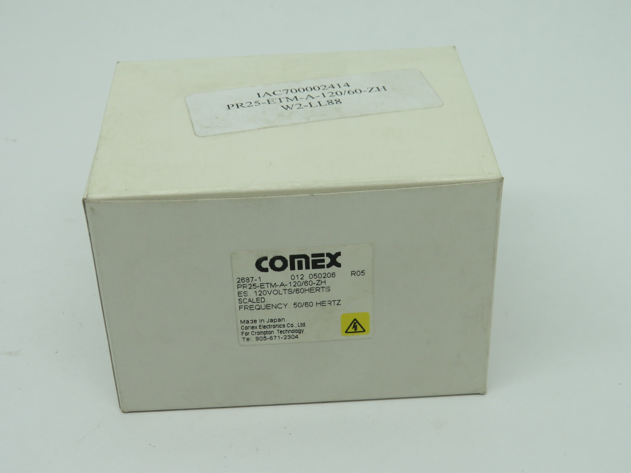 Crompton Comex PR25-ETM-A-120/60-ZH Hour Timer 120V ! NEW !