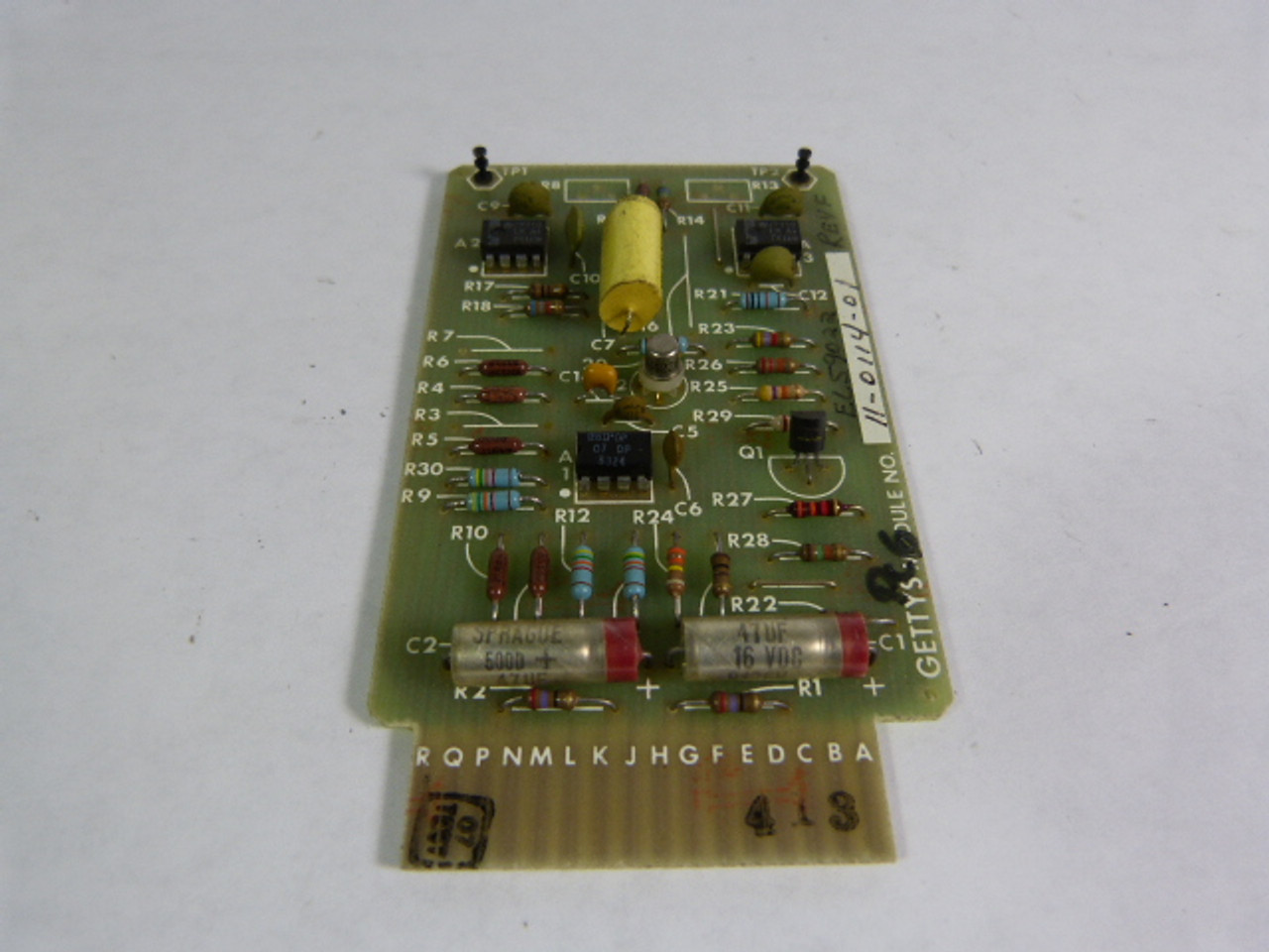 Gettys 11-0114-01 Rev. F PC Circuit Board USED