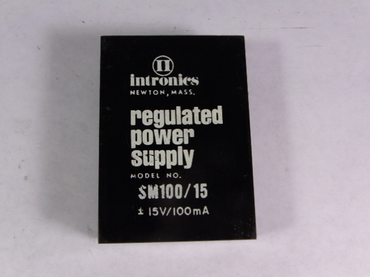 Intronics SM100/15 Power Supply 15V 100mA USED