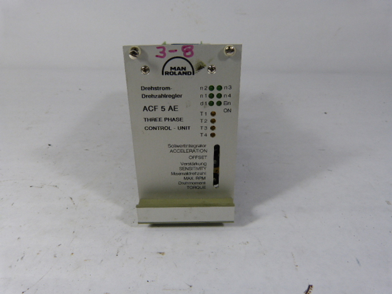 Man Roland ACF5AE Three Phase Control Unit USED