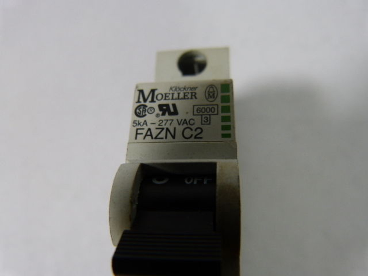 Klockner Moeller FAZN-C2 Circuit Breaker Single Pole 277Volt USED