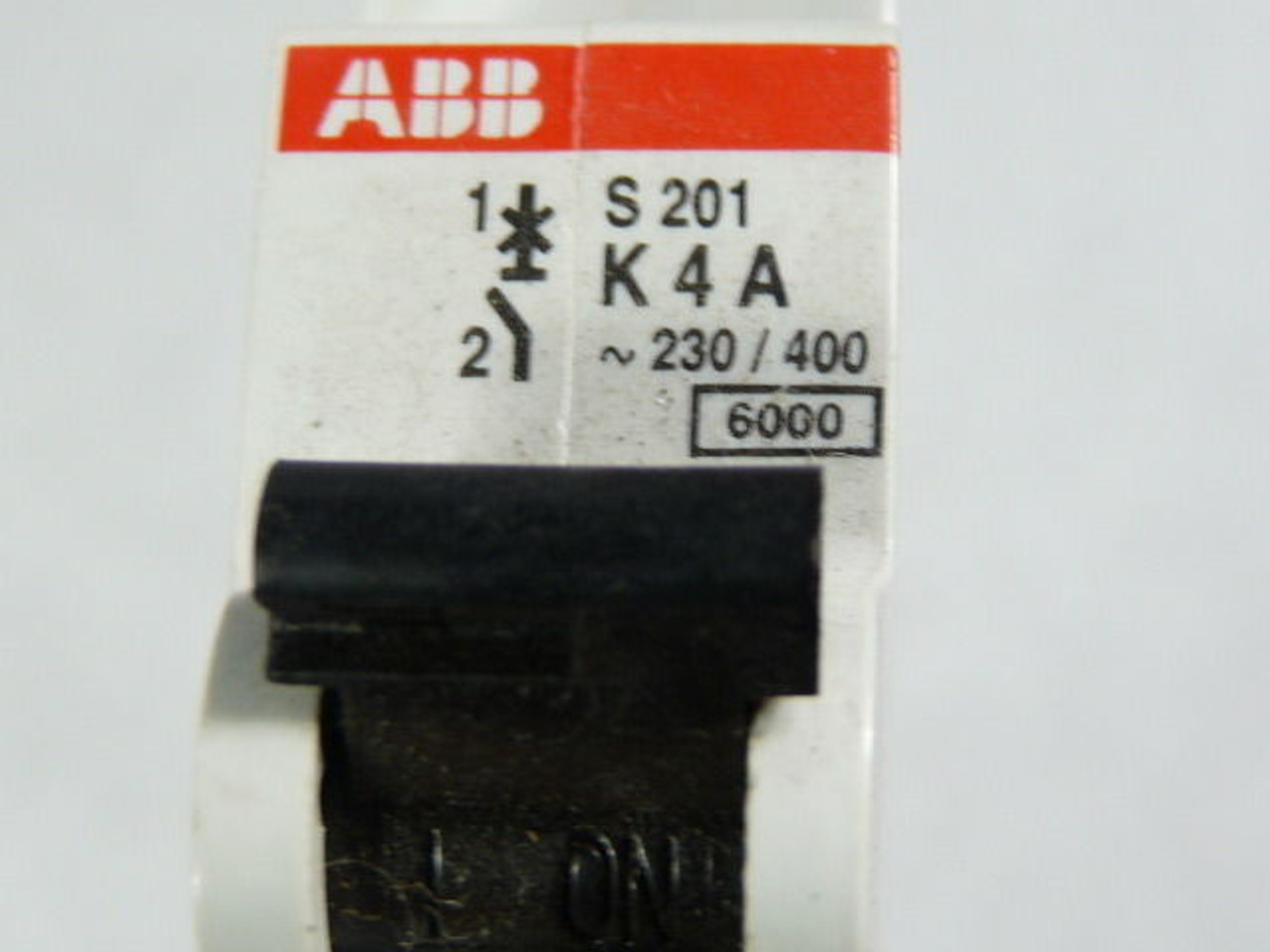 ABB S201-K4A S201K4 Circuit Breaker 1-Pole 4A 230/400V USED