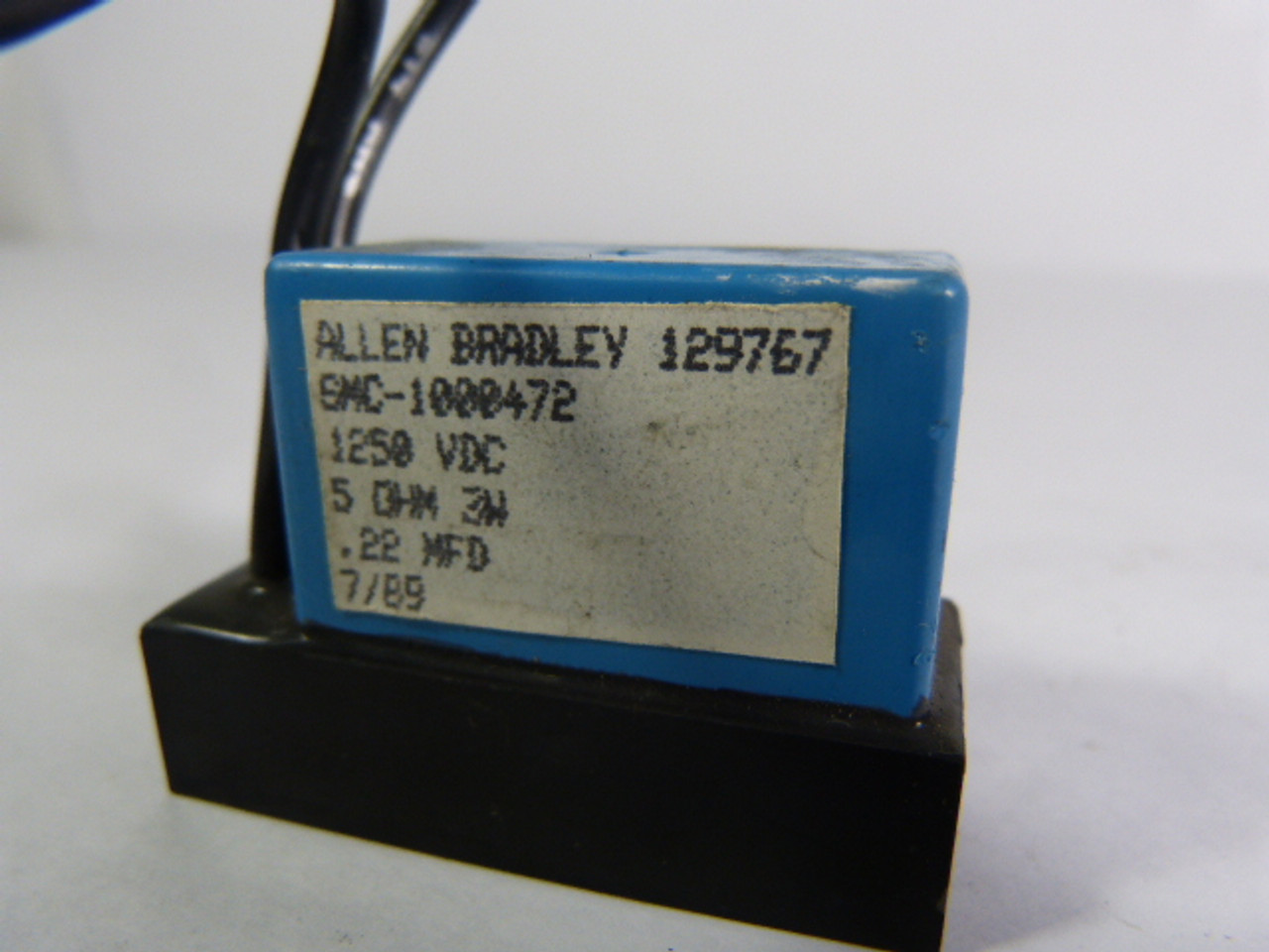 Allen-Bradley 129767 Capacitor 1250VDC 50ohm 3W USED