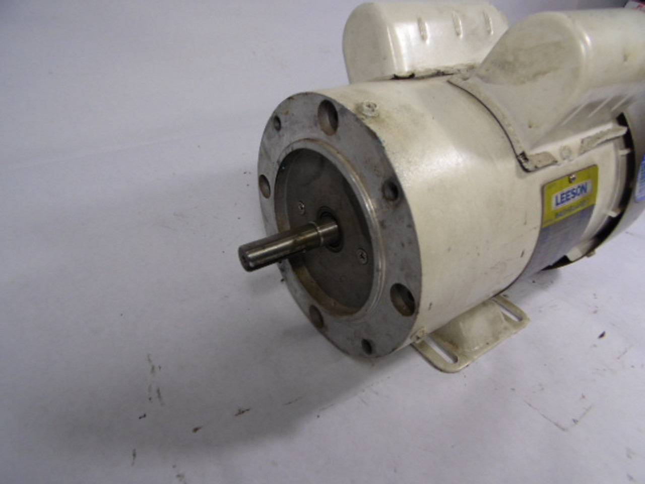 Leeson 1HP 1725RPM 115/208-230V 56C TEFC 1Ph 12.8A 60Hz USED