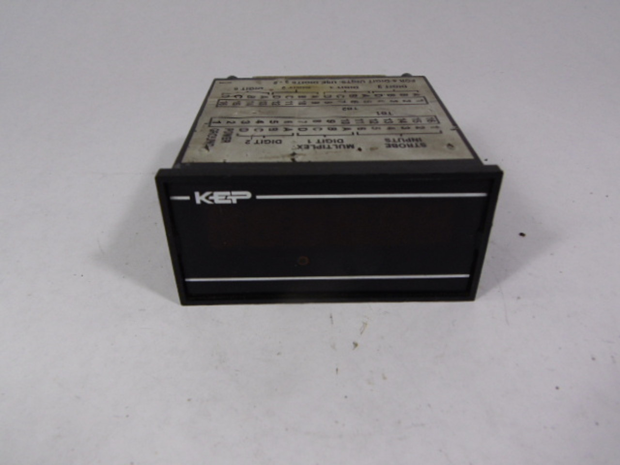 KEP S124-X-1 Display 12 to 24 VDC Terminal Ribbon Adapter 4 Digits USED