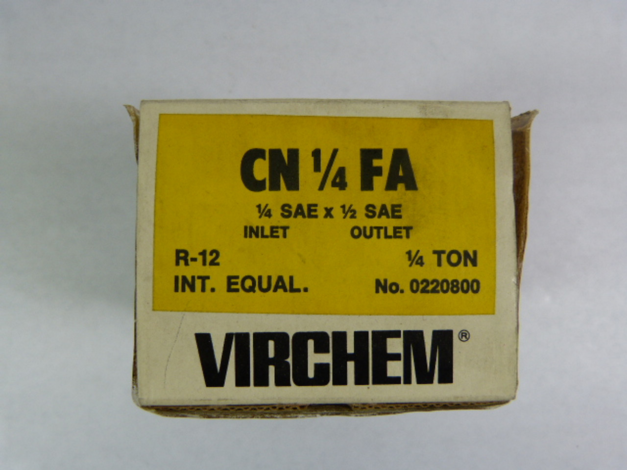 Virchem CN-1/4-FA Valve 1/4" SAE Inlet ! NEW !