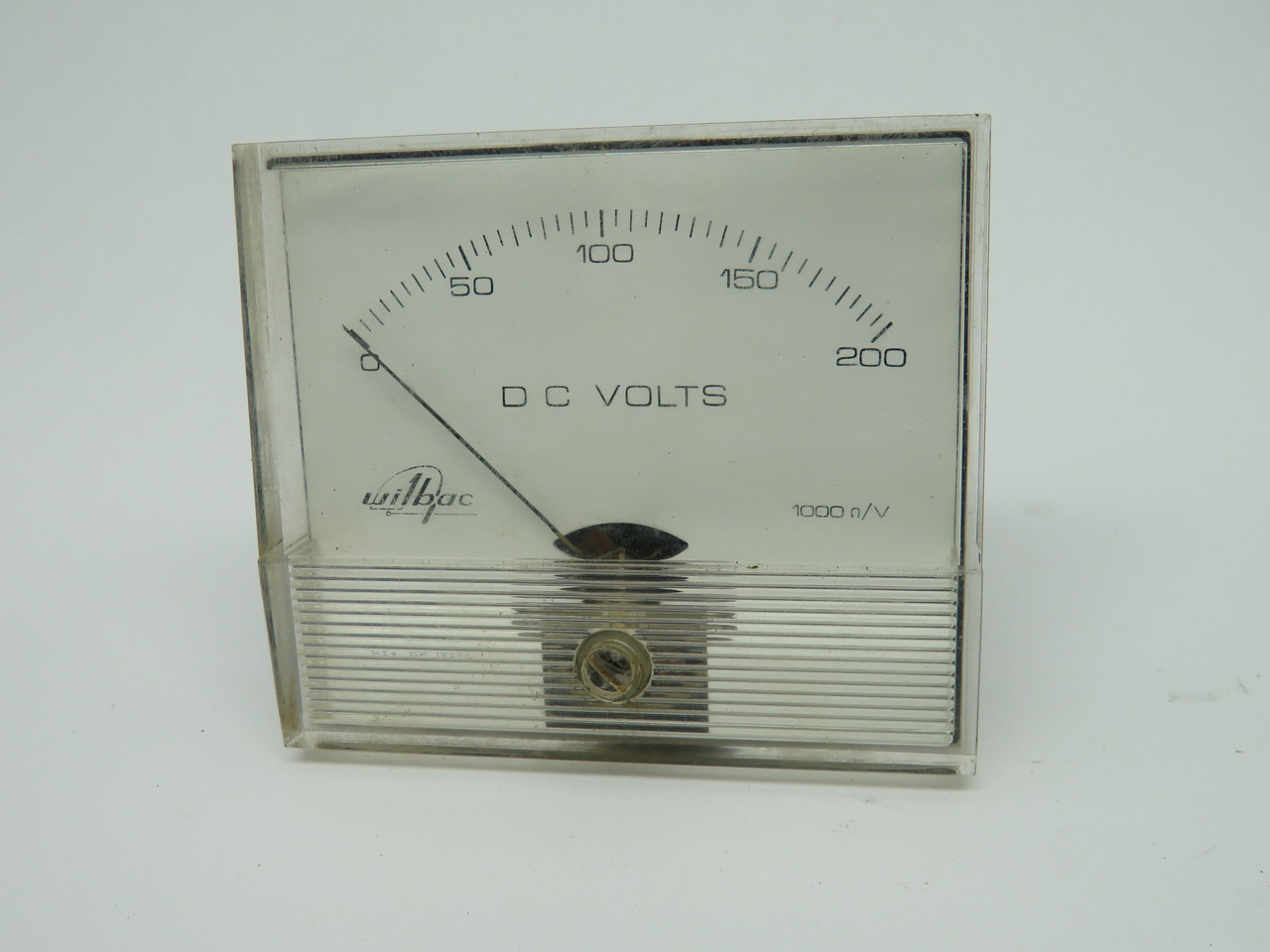 Wilbac 18452 0-200 DC Volt Panel Meter USED