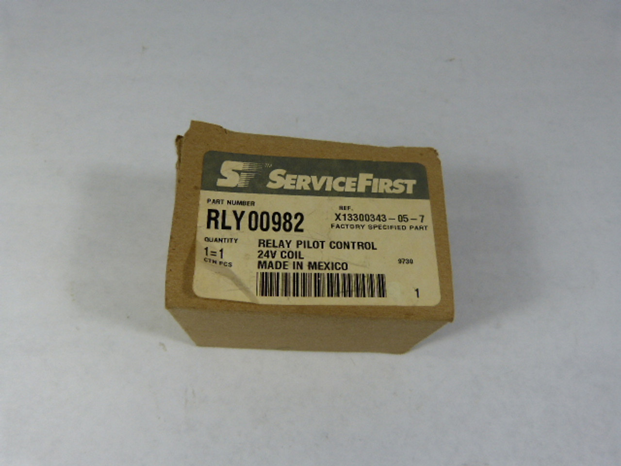 Service First RLY00982 Pilot Control Relay 24V Coil ! NEW !