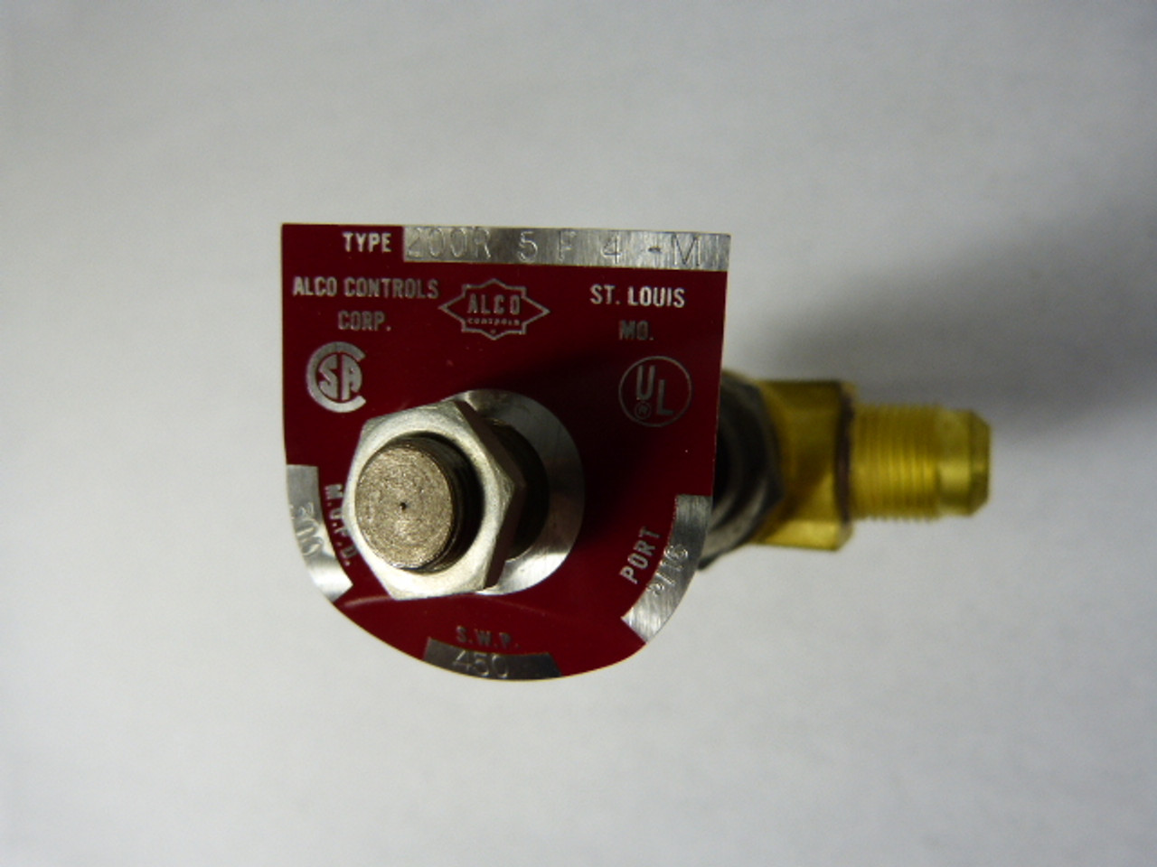 Alco 200R-5F4-M Solenoid Valve 1/2" SAE USED