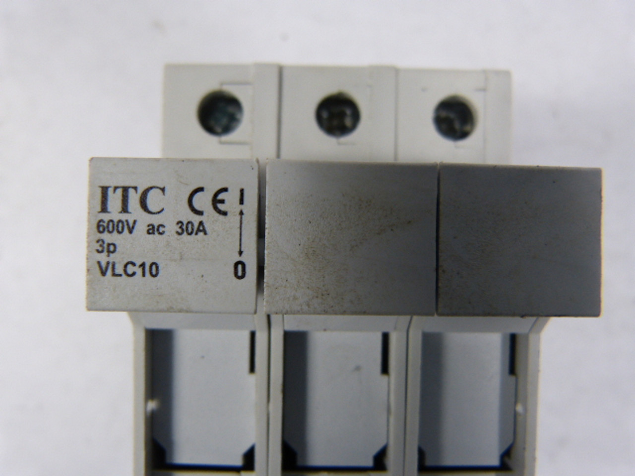 ITC VLC10-3 Fuse Holder 30A 600V 3-Pole USED
