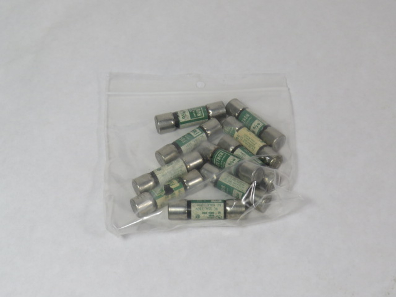 Fusetron FNM-8/10 Time Delay Fuse 8/10A 250V Lot of 10 USED