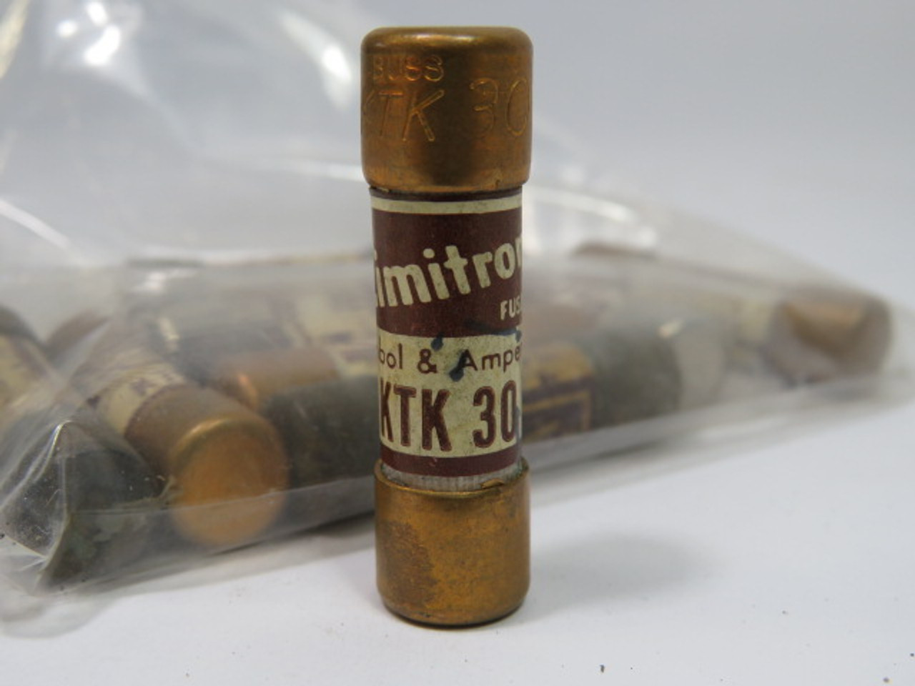 Limitron KTK-30  Fast Acting Fuse 30A 600V Lot of 10 USED