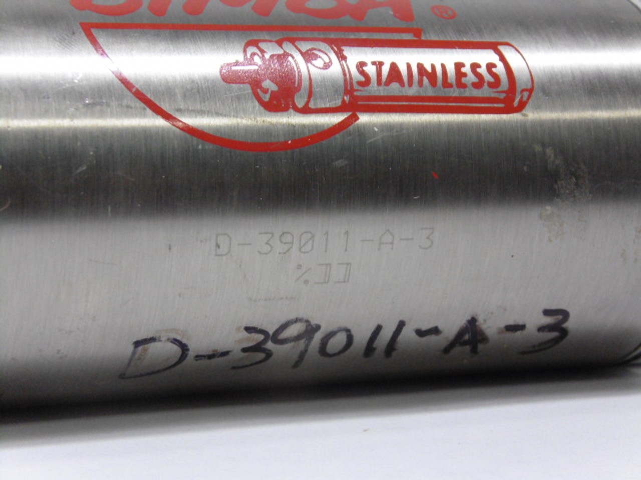 Bimba D-39011-A-3 Air Cylinder USED