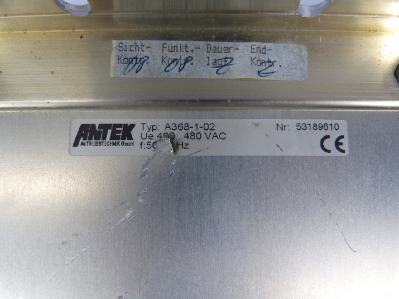 Antek A368-1-02 DC Servo Drive USED